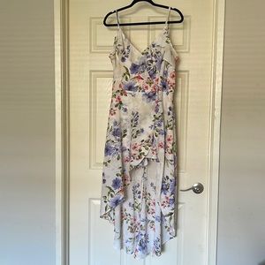 White Floral Dress/Romper